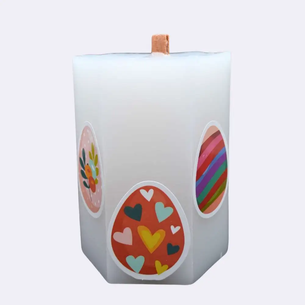 Dekokerze „Osterhexagon“ – Bild 5