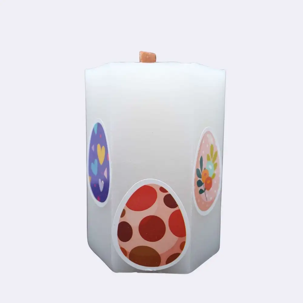 Dekokerze „Osterhexagon“ – Bild 6