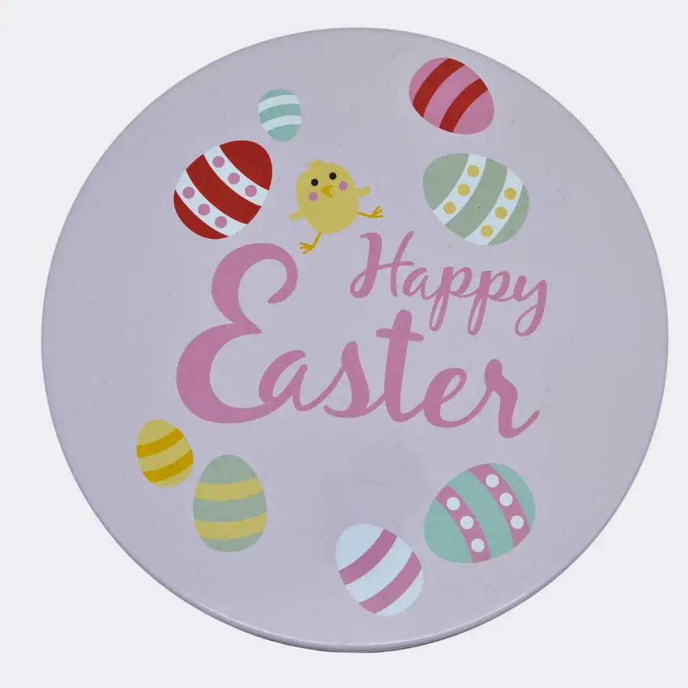 Geschenkbox „Frühlingszauber“ mit 2 Hasen, Ei-Kerze mit Silberglitter und handgefertigten Satinblumen – Bild 2