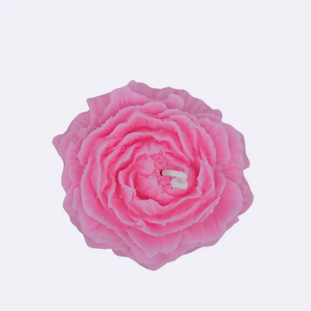 Dekokerze "Rose", pink – Bild 2