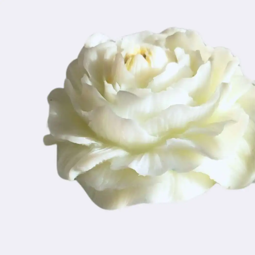 Dekokerze "Rose", weiß – Bild 2