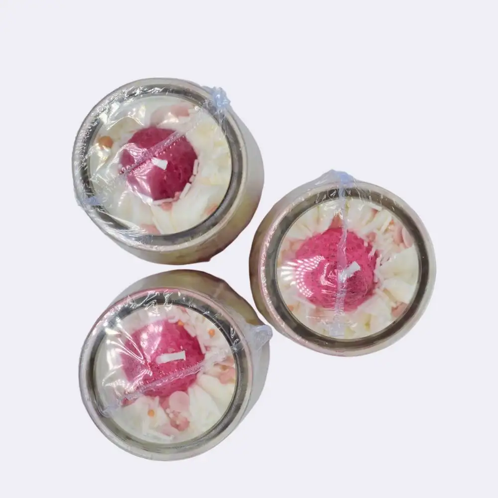 Duftkerze „Erdbeercreme“ – Bild 3