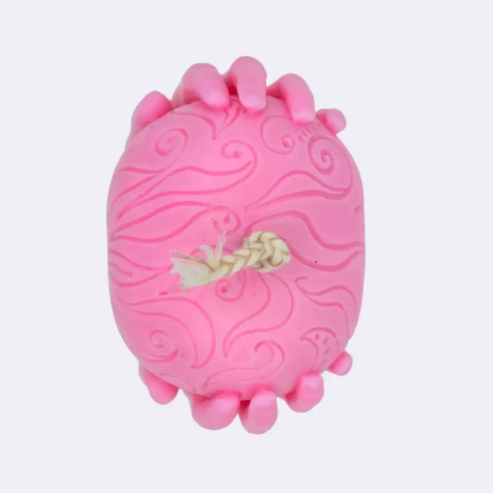 Dekokerze "Herz in den Händen",pink – Bild 3