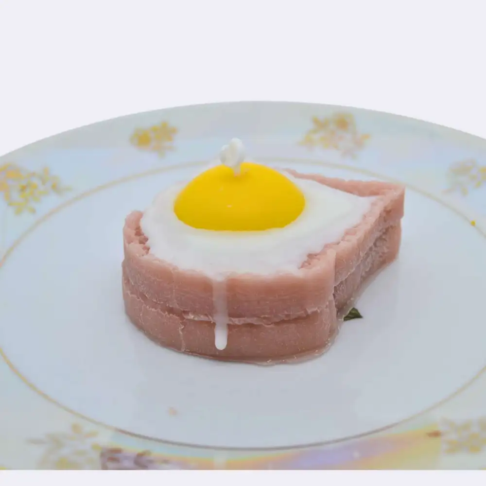 Dekokerze „Toast und Ei“ – Bild 3