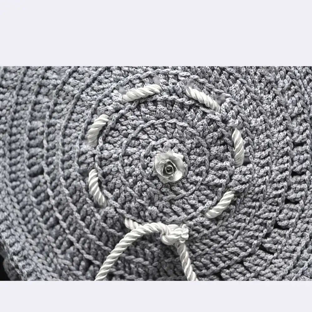 Gehäkelte Tasche „Silbermond“ – Bild 2