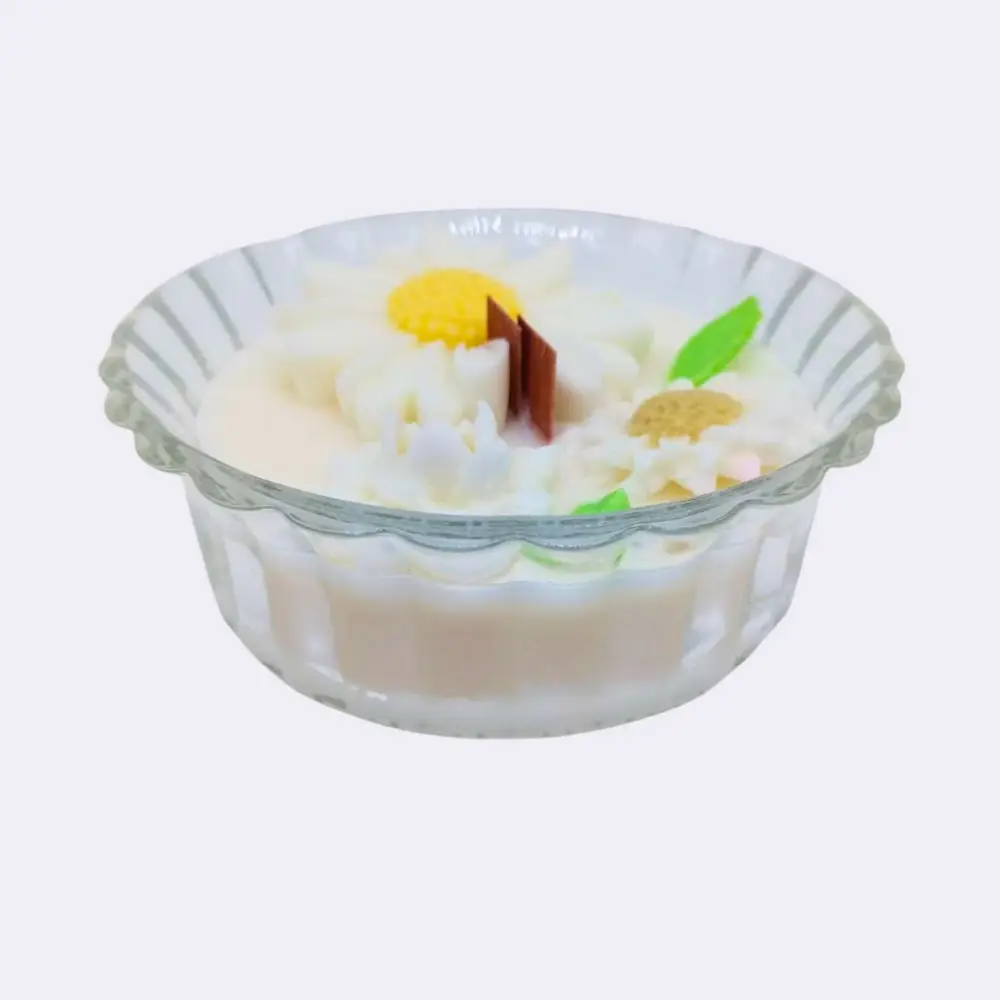 Gardenia-Traum – Duftkerze mit Holzdocht – Bild 2