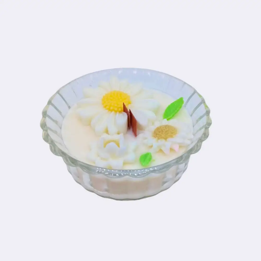 Gardenia-Traum – Duftkerze mit Holzdocht – Bild 3