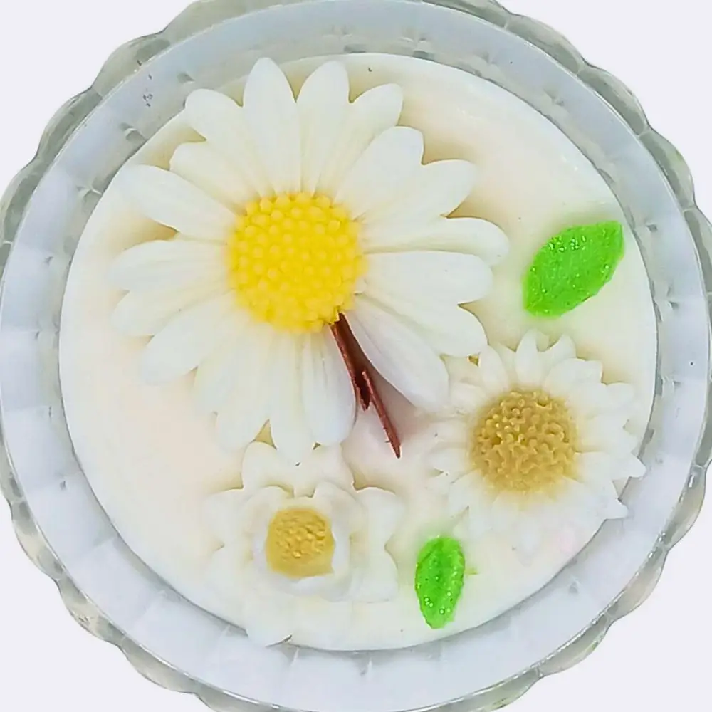 Gardenia-Traum – Duftkerze mit Holzdocht