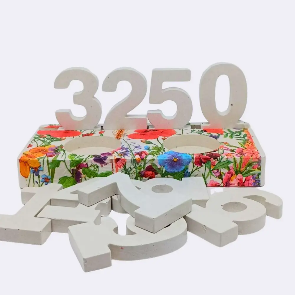 Frühlingsblumen – Kerzenhalter – Bild 2