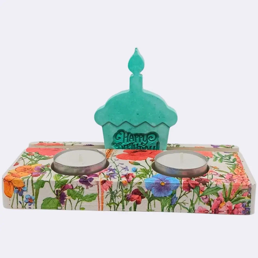 Frühlingsblumen – Kerzenhalter – Bild 5