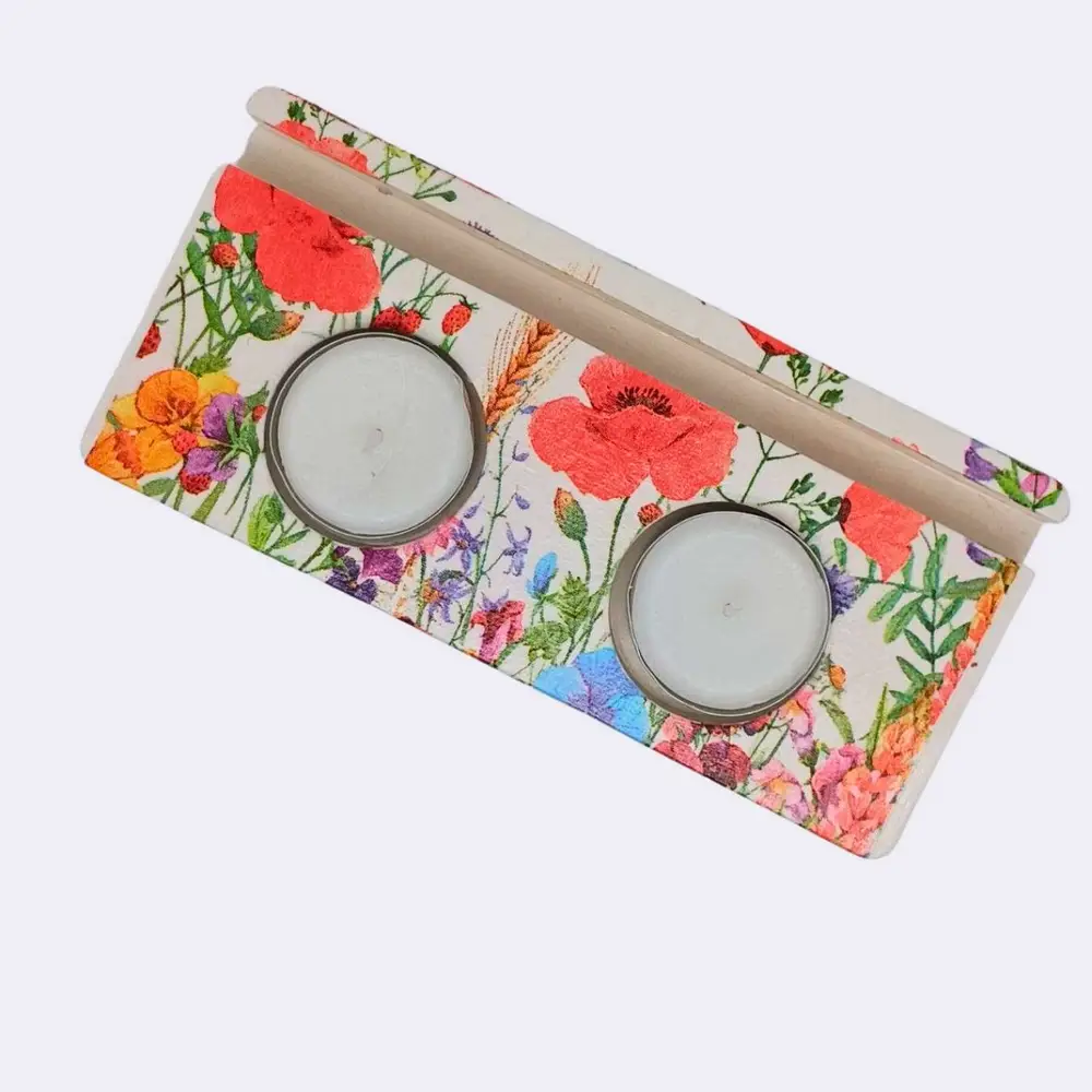 Frühlingsblumen – Kerzenhalter – Bild 6