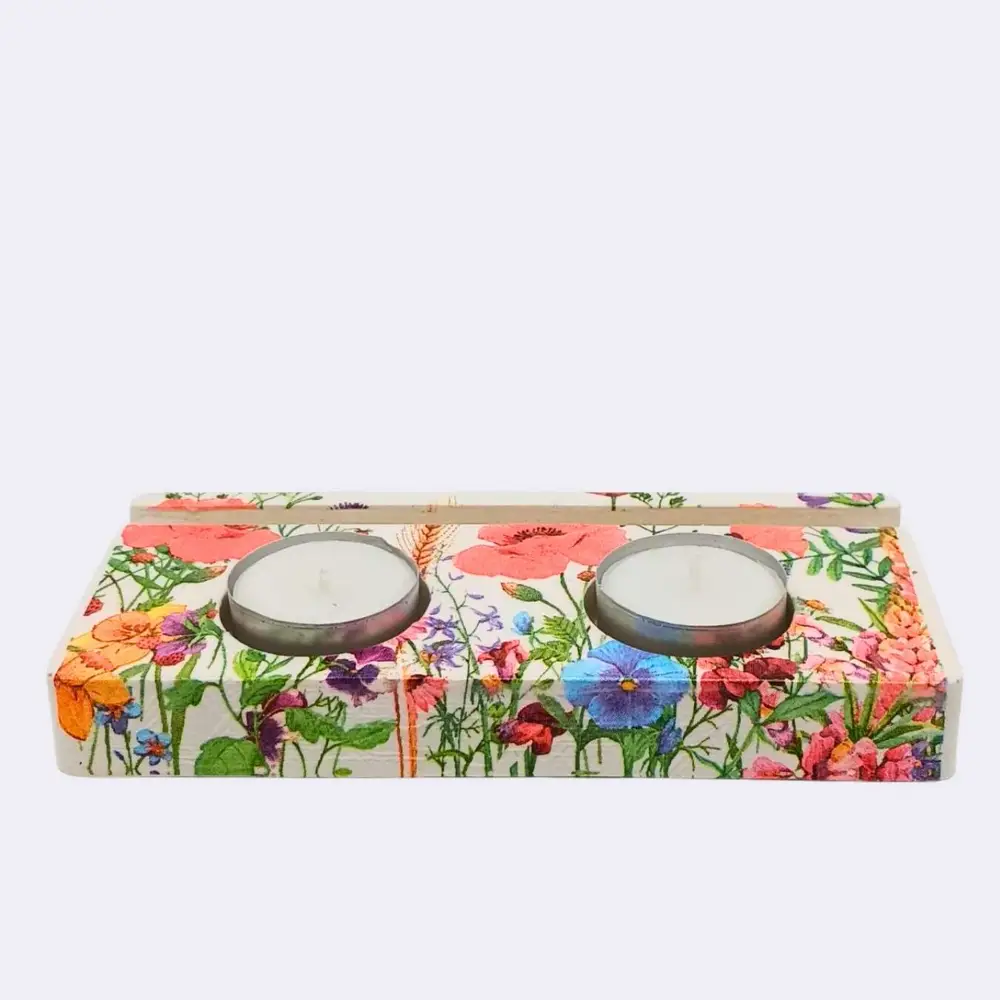 Frühlingsblumen – Kerzenhalter