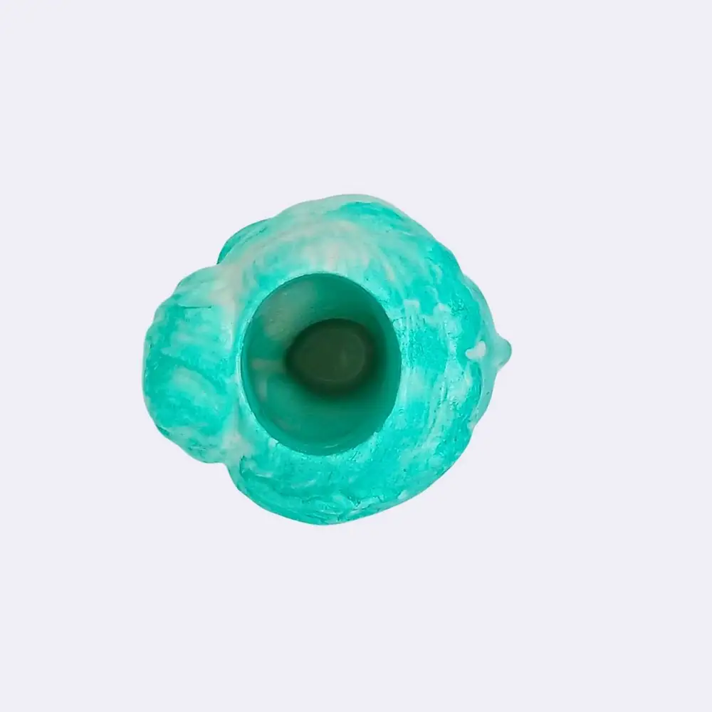 Antike Kopf-Vase – Einzigartiges Design in Grün-Blautönen – Bild 4