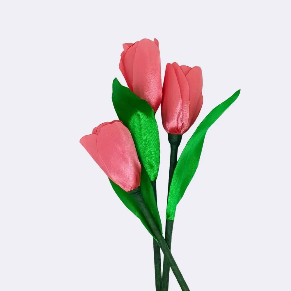 Handgefertigte Tulpe zartrosa – Bild 2