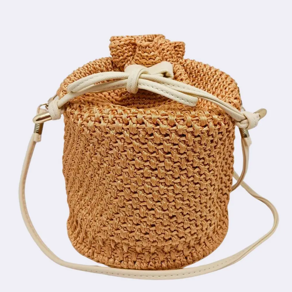 Häkeltasche „Golden Charm“