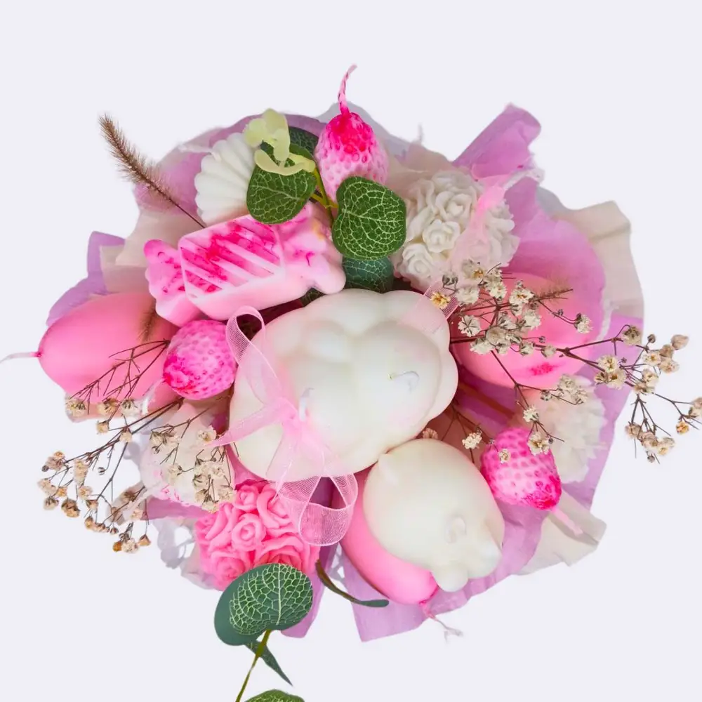 Kerzenstrauß - Frühlingszauber – Bild 2