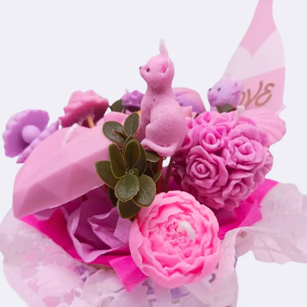 Kerzenstrauß „Love“ – Bild 5