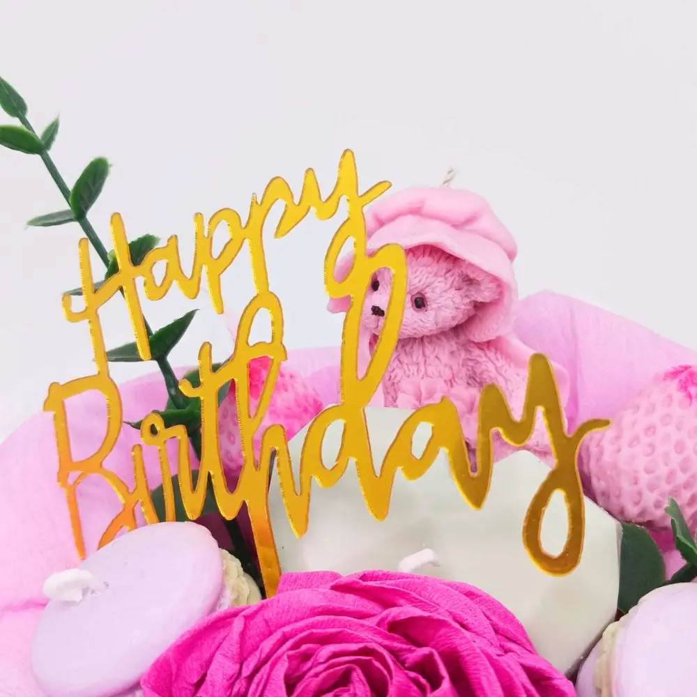 Kerzenstrauß Süße Geburtstagsgrüße – Bild 2