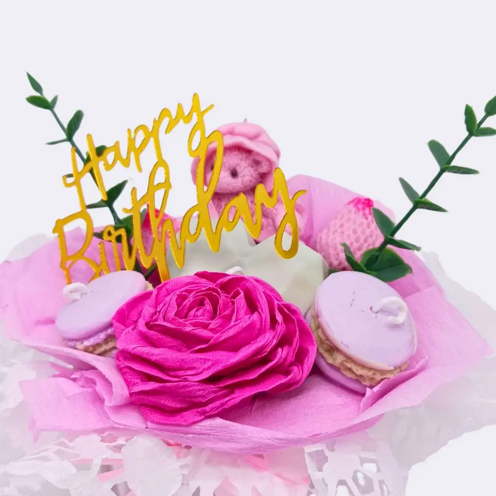 Kerzenstrauß Süße Geburtstagsgrüße – Bild 3