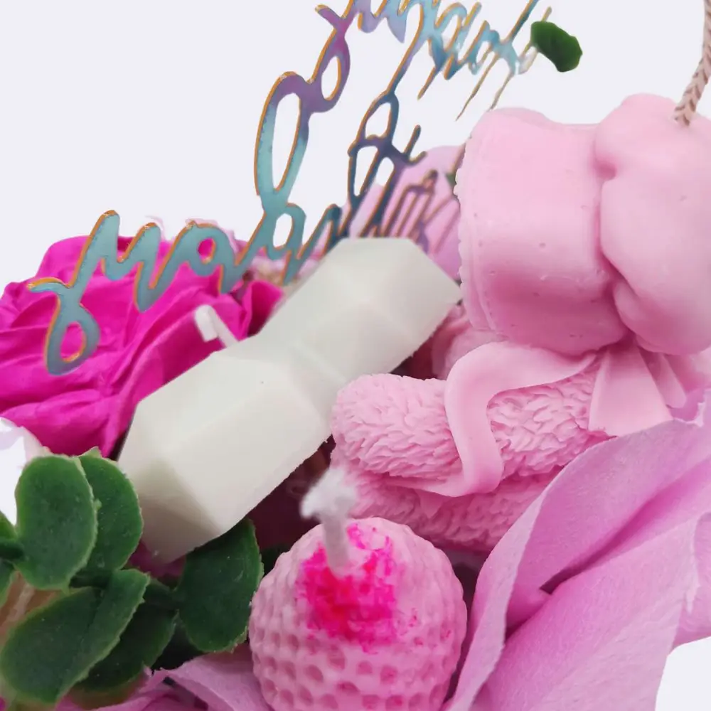 Kerzenstrauß Süße Geburtstagsgrüße – Bild 6