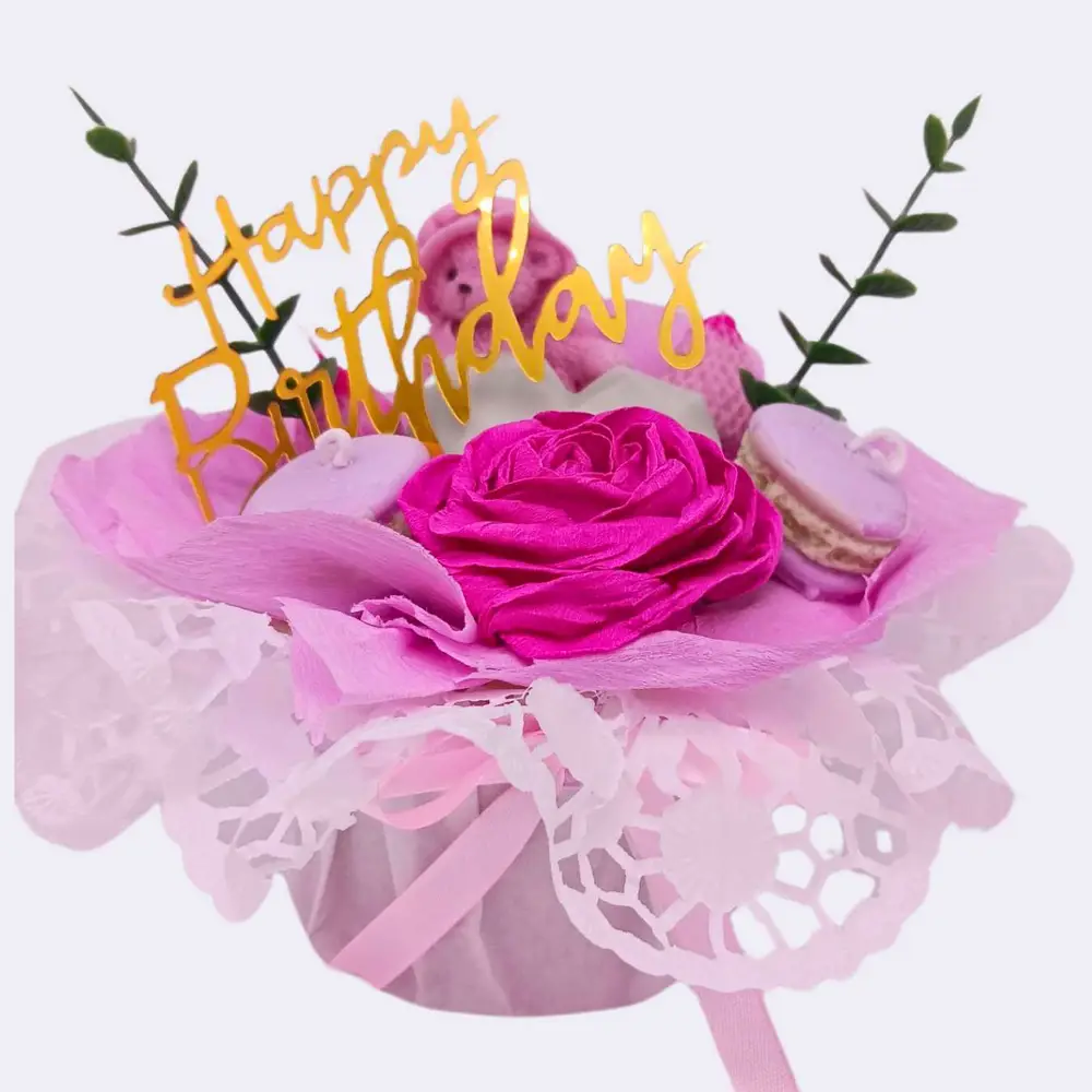 Kerzenstrauß Süße Geburtstagsgrüße