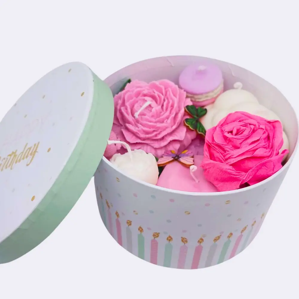 Geburtstagszauber – Exklusive Geschenkbox mit Kerzen & Deko