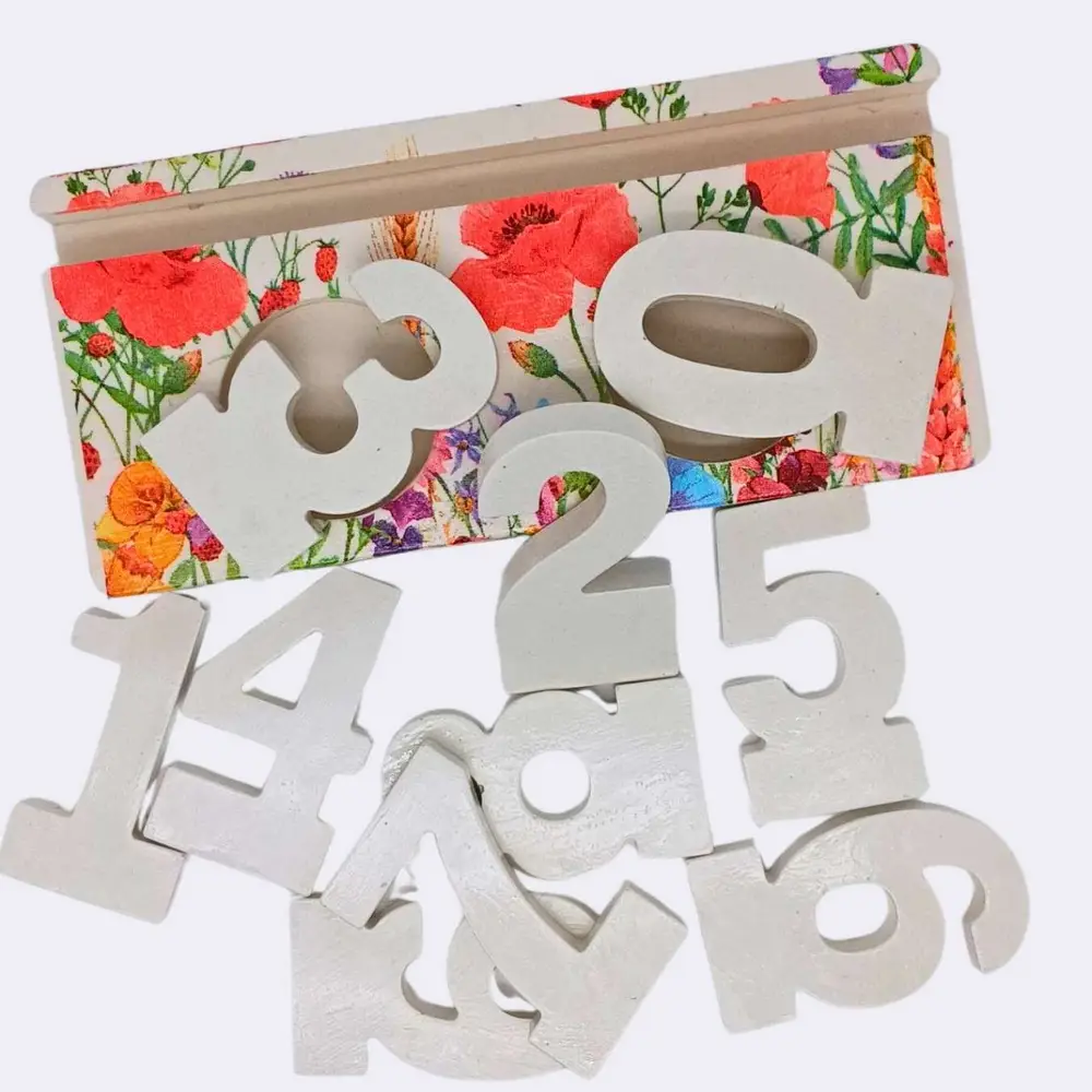 Ziffer 2 – Einlegefigur für Kerzenhalter – Bild 2