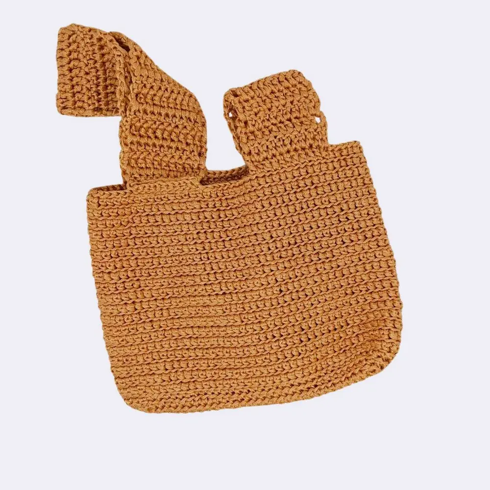 Häkeltasche „Goldene Eleganz“ – Bild 4